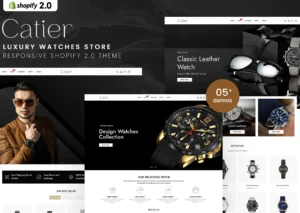 Catier - Luxury Watches Store Shopify 2.0 Theme