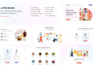 Pejwan - SEO & Digital Marketing Agency Template Kit